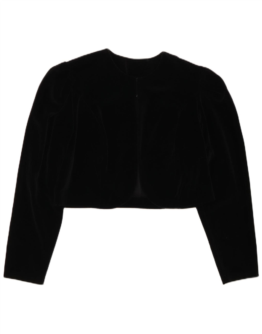 CHOU CHOU Womens Bolero Top UK 14 Large Black