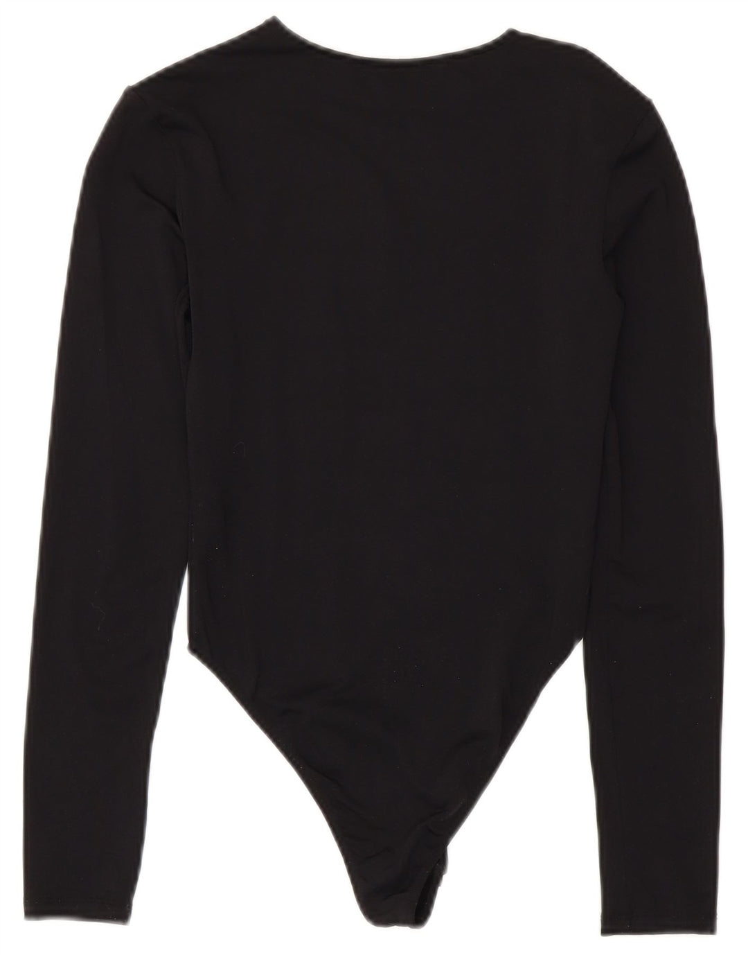 Zara Womens Long Sleeve Bodysuit UK 8 Small Black Polyamide