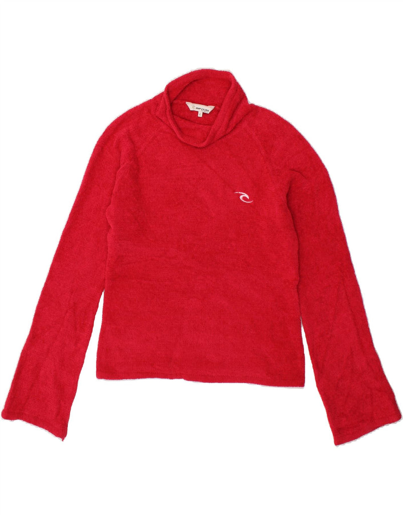 RIP CURL Womens Fleece Jumper UK 16 Large Pink Polyester Vintage Rip Curl and Second-Hand Rip Curl from Messina Hembry 