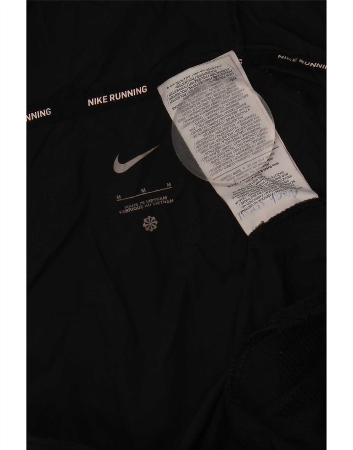 Nike Womens Running Hooded Tracksuit Top Jacket UK 14 Medium Black