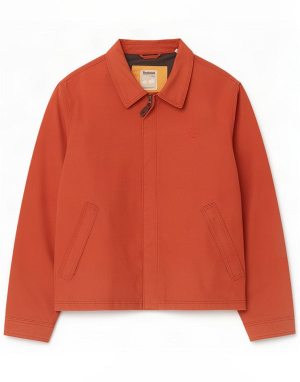 Timberland Mens Windbreaker Jacket UK 40 Large Red Cotton