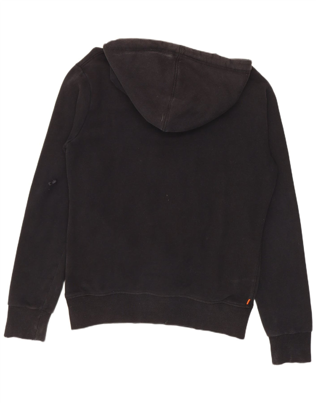 Superdry Mens Graphic Hoodie Jumper Medium Black Cotton