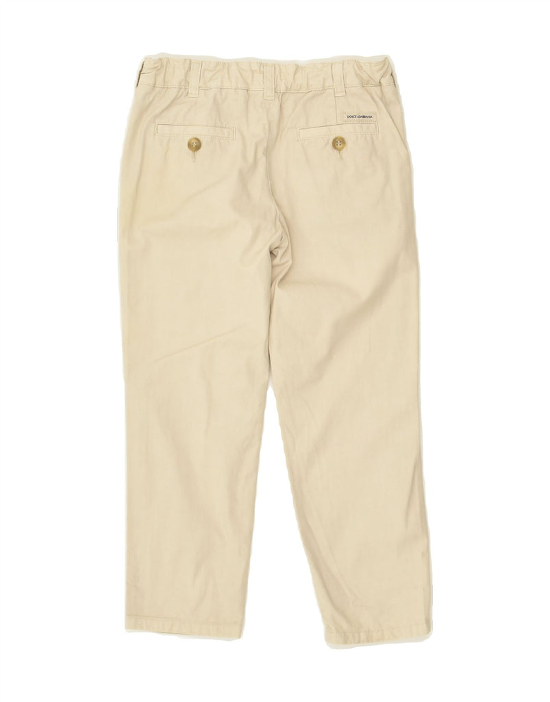 DOLCE & GABBANA Boys Straight Chino Trousers 4-5 Years W20 L18  Beige | Vintage Dolce & Gabbana | Thrift | Second-Hand Dolce & Gabbana | Used Clothing | Messina Hembry 