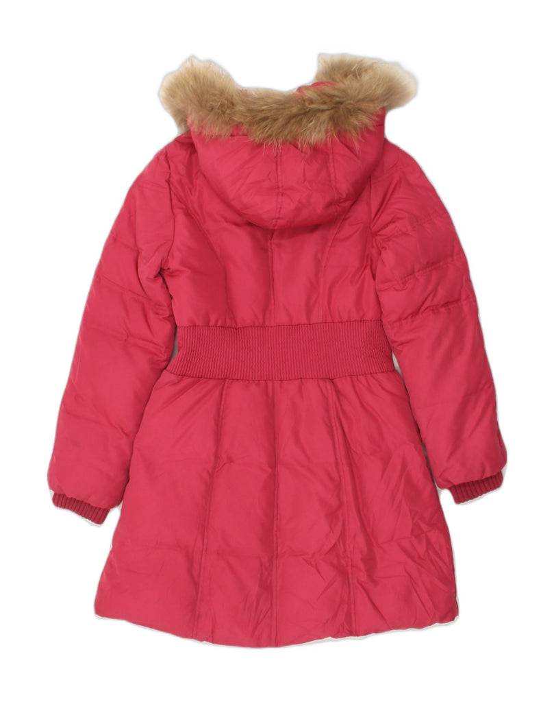 ICEBERG Girls Hooded Padded Coat 11-12 Years Pink Polyester | Vintage Iceberg | Thrift | Second-Hand Iceberg | Used Clothing | Messina Hembry 