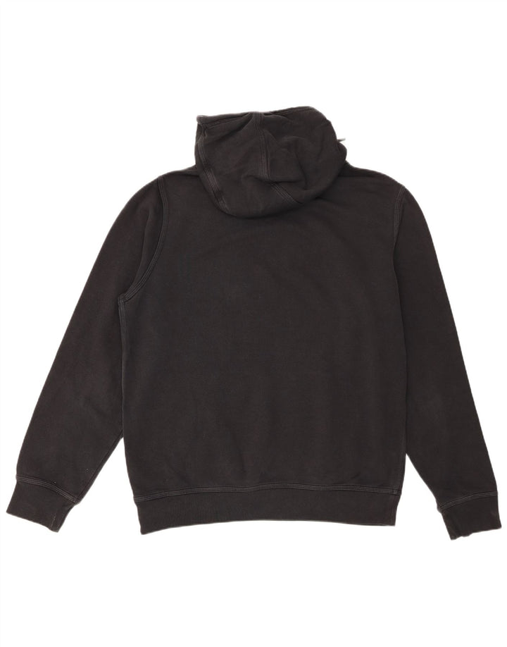 Nike Mens Hoodie Jumper Large Black Cotton