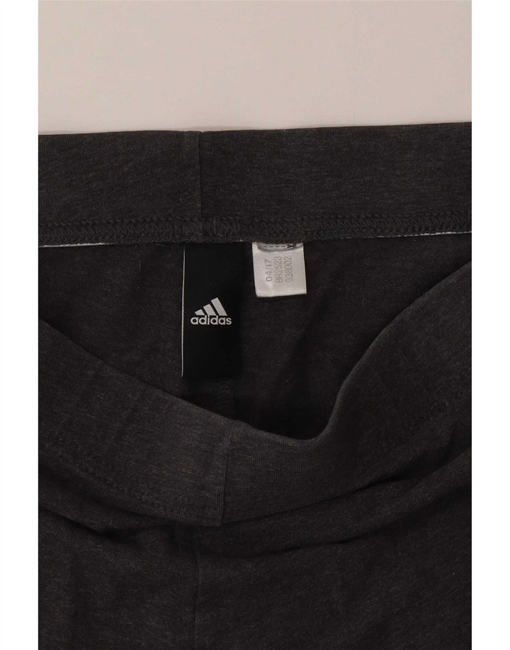 Adidas Womens Graphic Leggings Medium W28 L27 Grey