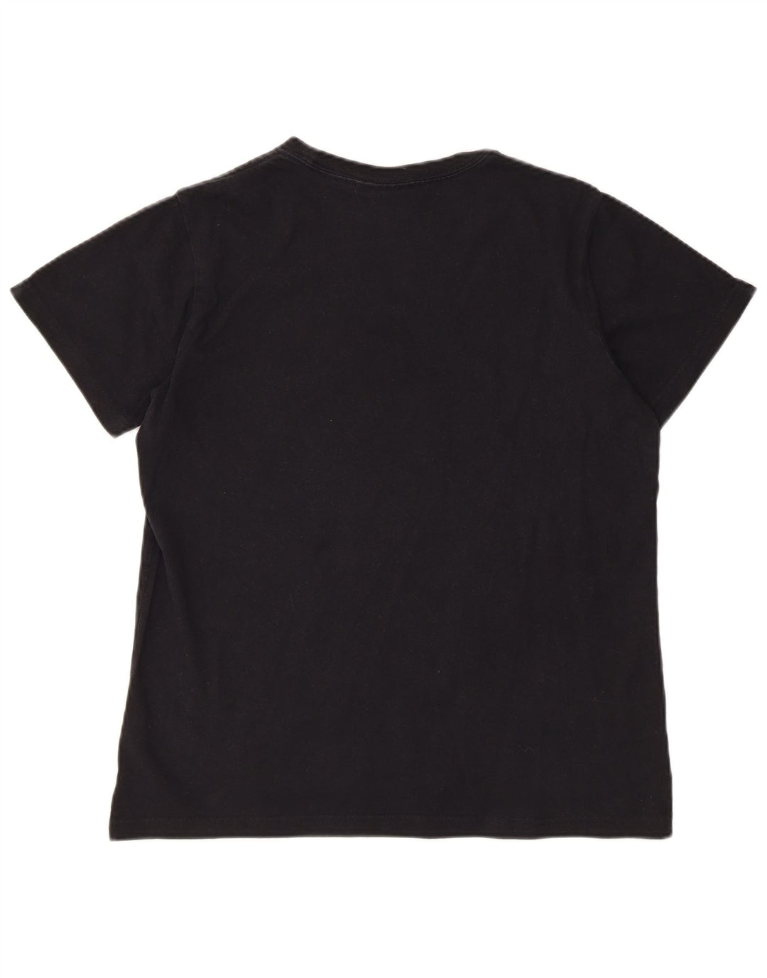 ADIDAS Mens Graphic T-Shirt Top Medium Black Cotton