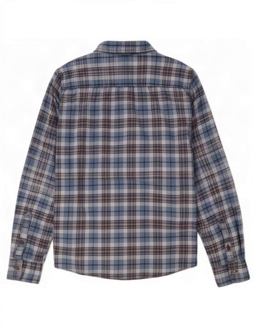 Fat Face Mens Shirt Medium Blue Check Cotton