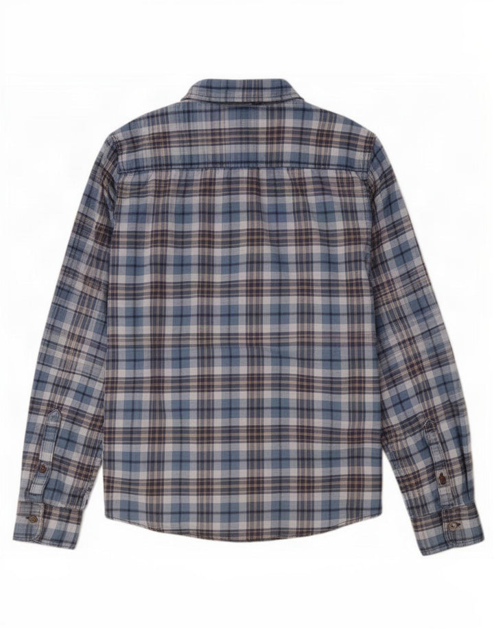 Fat Face Mens Shirt Medium Blue Check Cotton