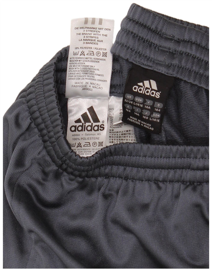Adidas Boys Tracksuit Trousers 13-14 Years  Navy Blue Polyester