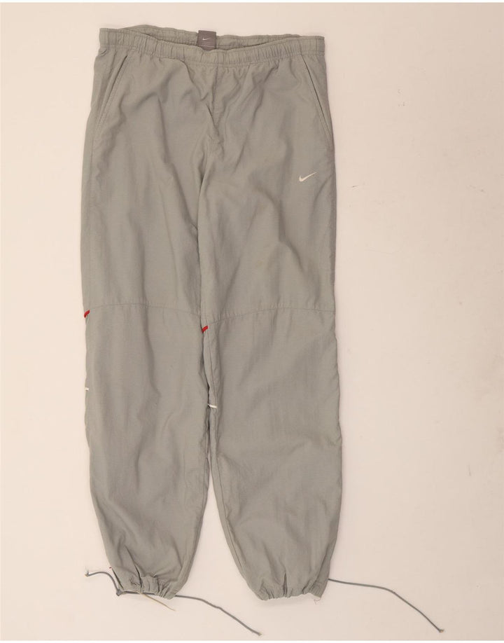 Nike Mens Tracksuit Trousers Joggers UK 38/40 Medium  Grey Striped