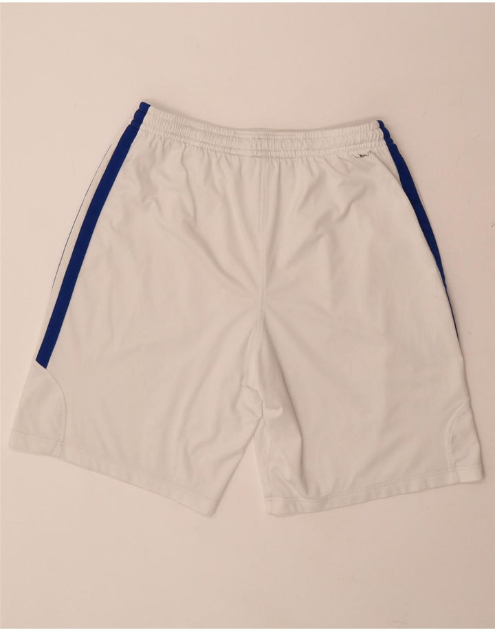 ADIDAS Womens Climalite Sport Shorts UK 18 XL White Cotton