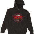 VANS Mens Graphic Zip Hoodie Sweater Small Grey Cotton