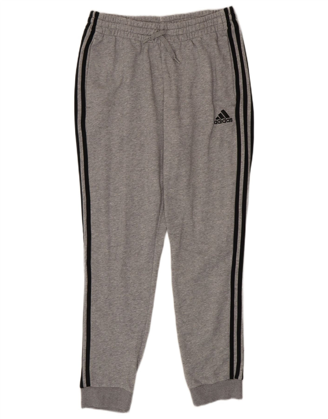 Adidas Mens Tracksuit Trousers Joggers Large Grey Cotton