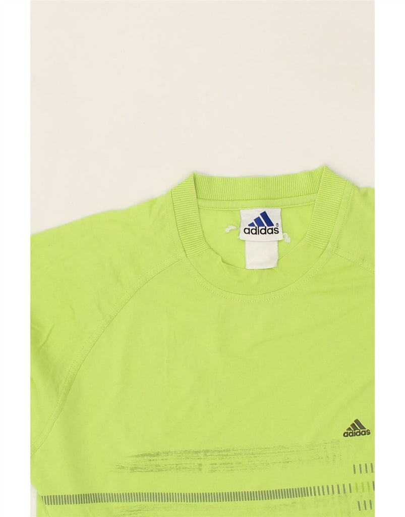 ADIDAS Mens T-Shirt Top Medium Green Vintage Adidas and Second-Hand Adidas from Messina Hembry 