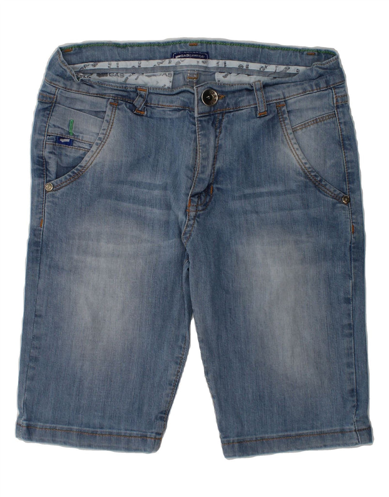 GAS Boys Denim Shorts 9-10 Years W26 Blue Cotton | Vintage Gas | Thrift | Second-Hand Gas | Used Clothing | Messina Hembry 