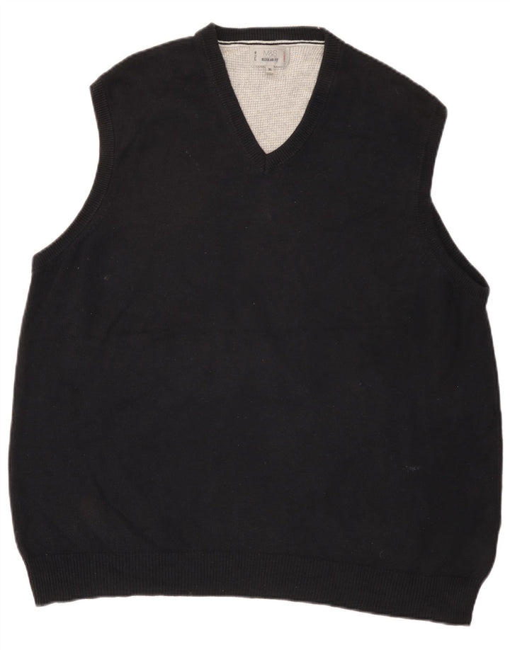 Marks & Spencer Mens Regular Fit Vest Tank Top XL Black