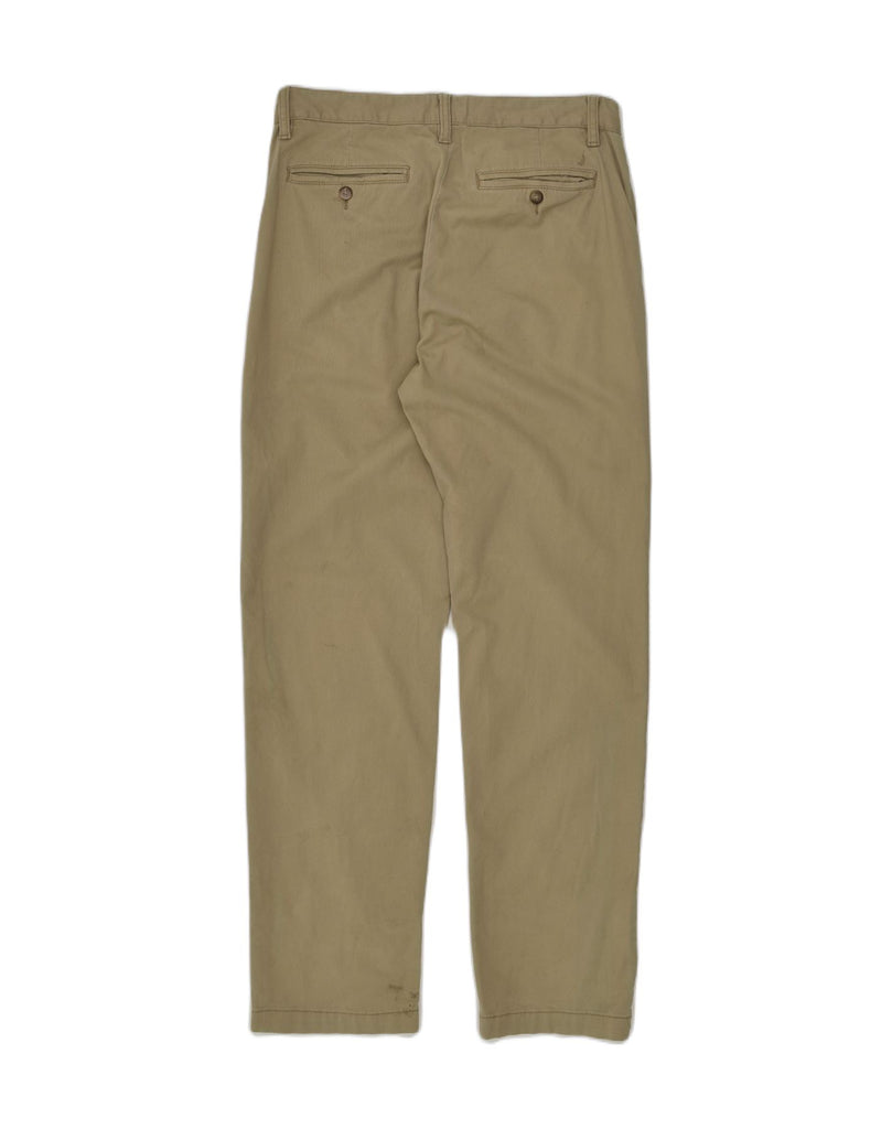 NAUTICA Mens Straight Chino Trousers W32 L32 Khaki Cotton | Vintage Nautica | Thrift | Second-Hand Nautica | Used Clothing | Messina Hembry 