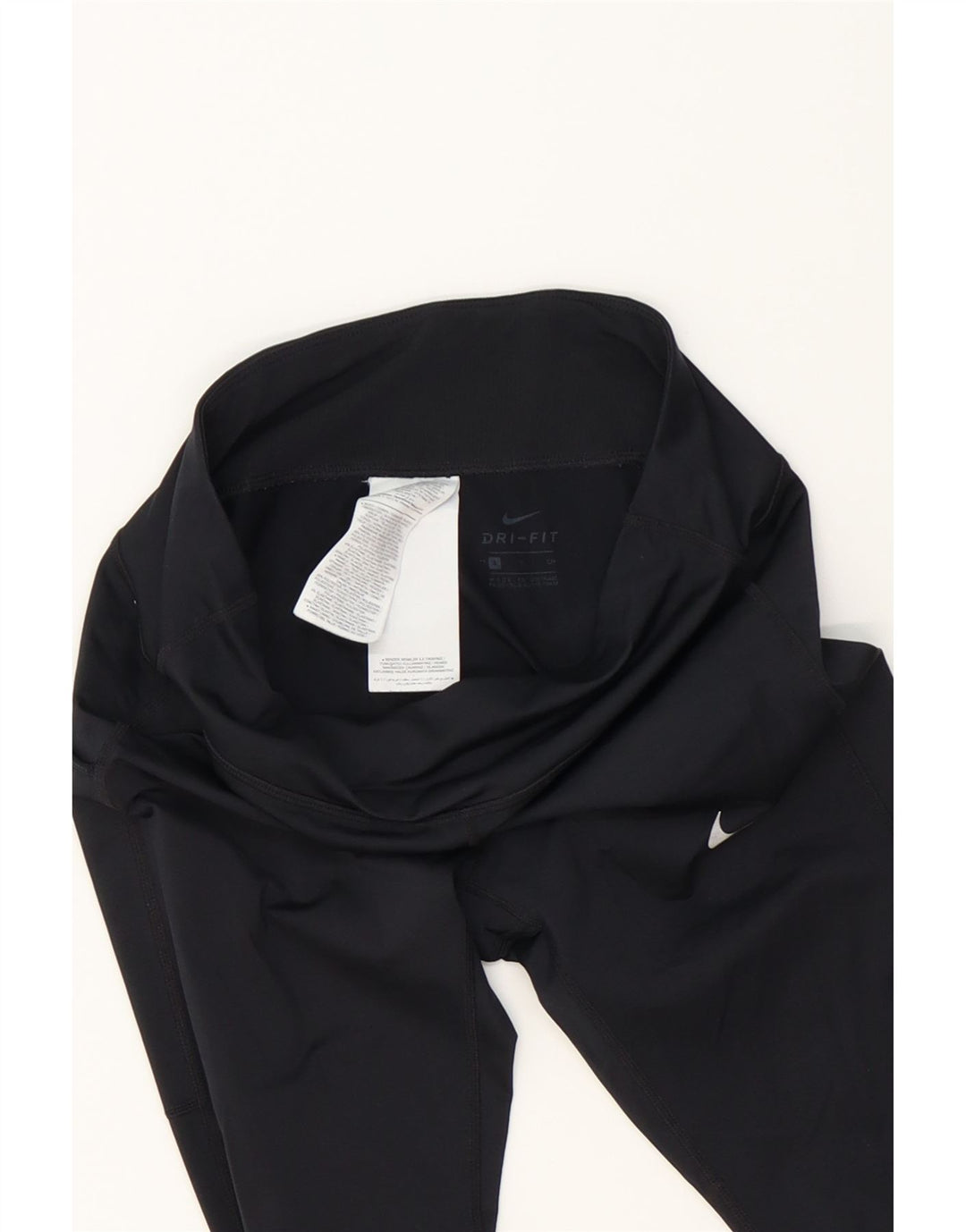 NIKE Womens Dri Fit Leggings UK 10 Small  Black Polyester Vintage Nike and Second-Hand Nike from Messina Hembry 