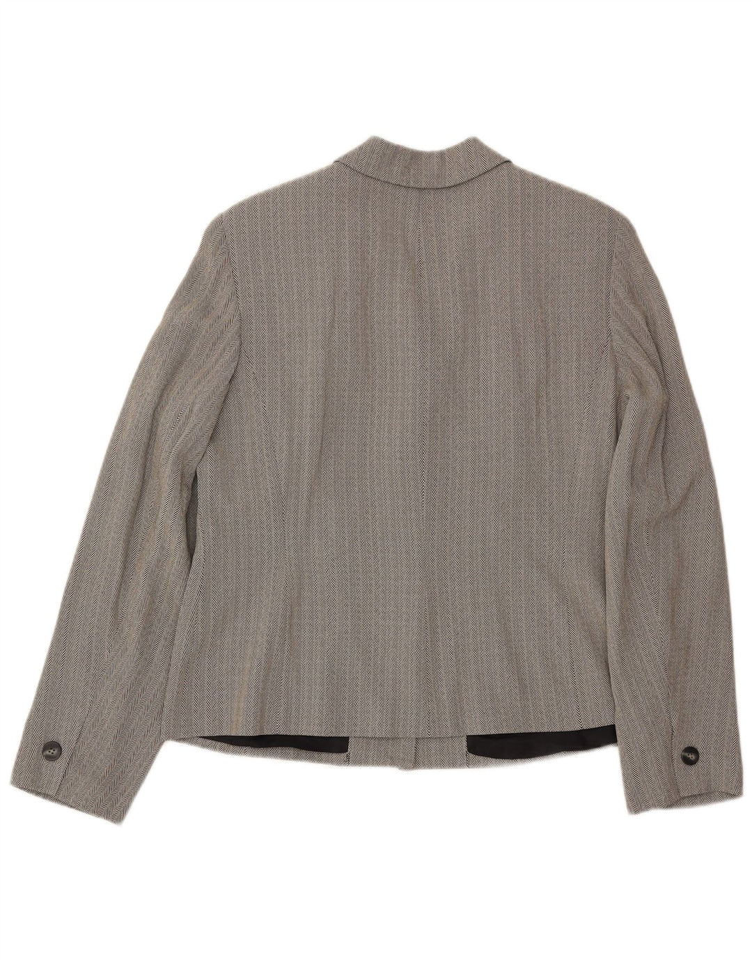 Talbots Womens 2 Button 2 Piece Set UK 16 Large W34 L30 Grey Herringbone