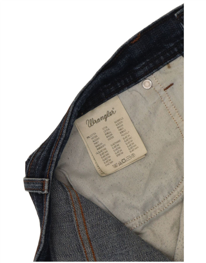 Wrangler Mens Denim Shorts W36 Large Blue Cotton