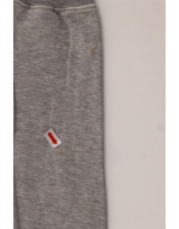 CHAMPION Womens Zip Hoodie Sweater UK 14 Medium White Colourblock Cotton