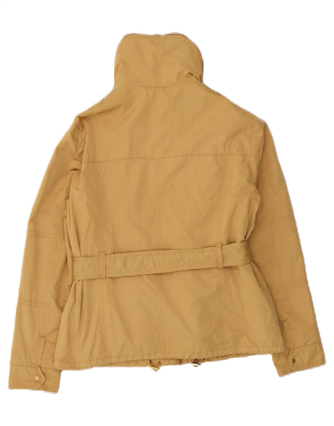 ZARA Womens Utility Jacket UK 16 Large Beige Cotton Vintage Zara and Second-Hand Zara from Messina Hembry 