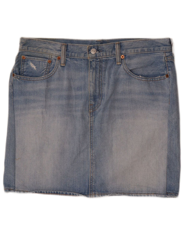Levi's Womens Mini Denim Skirt W31 Medium Blue