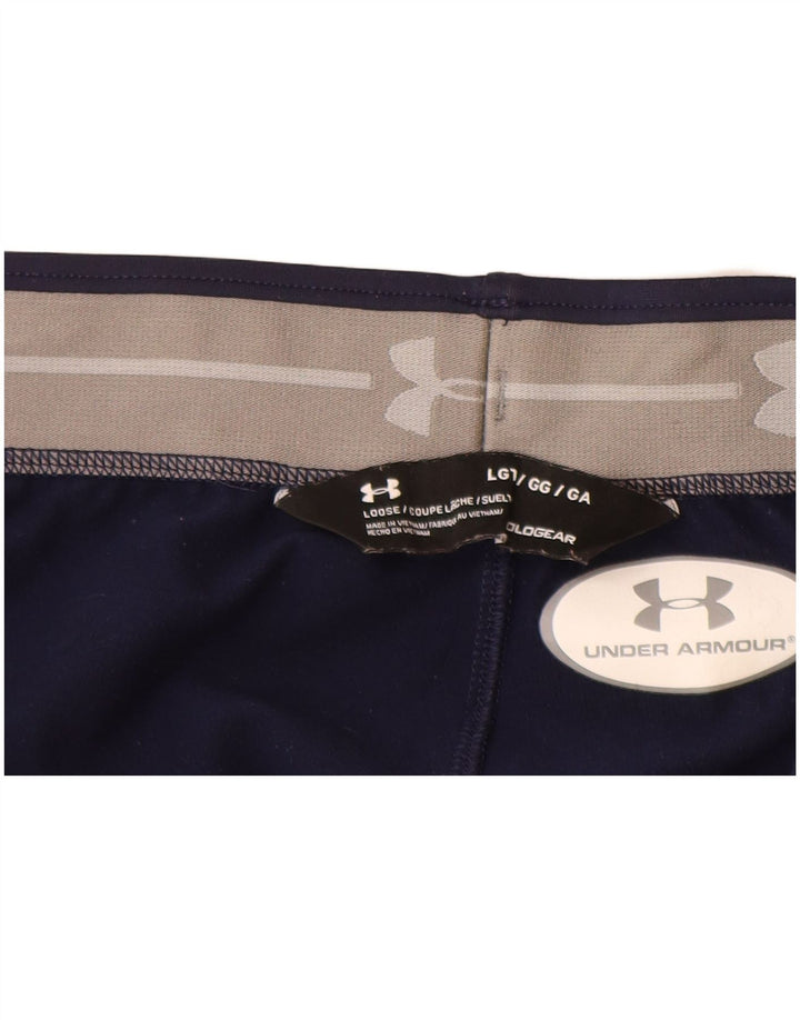UNDER ARMOUR Mens Cold Gear Tracksuit Trousers Large  Navy Blue