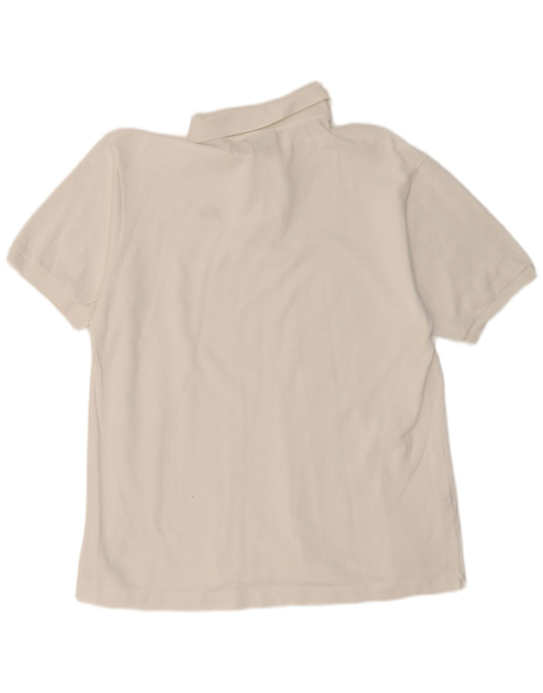 LACOSTE Mens Polo Shirt Size 6 XL White Cotton