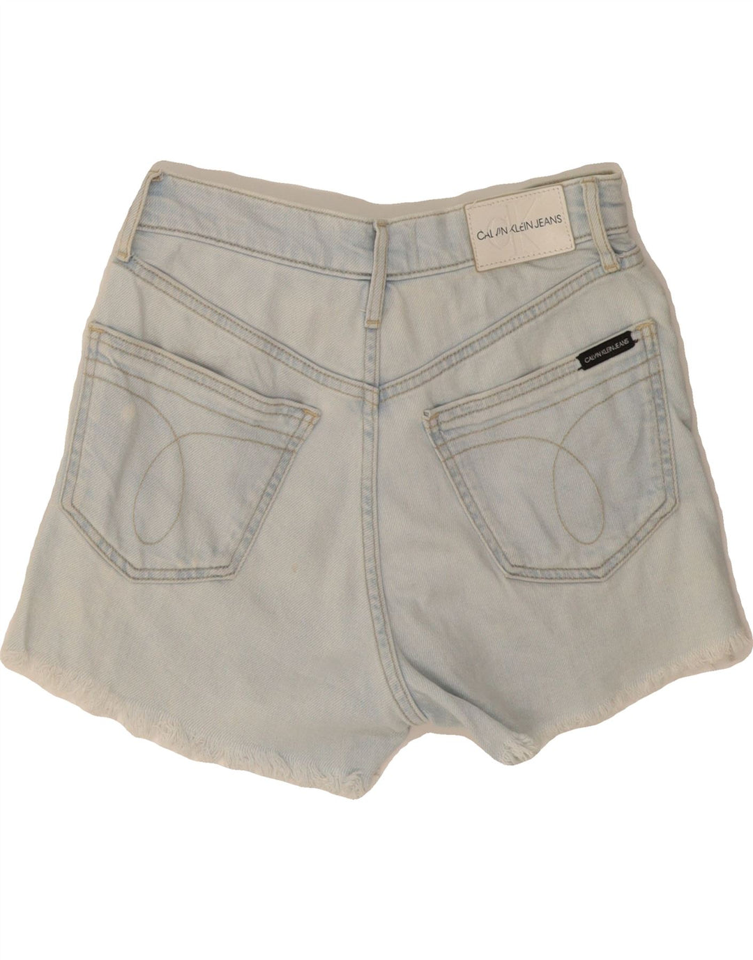 CALVIN KLEIN Womens Denim Shorts W26 Small  Blue