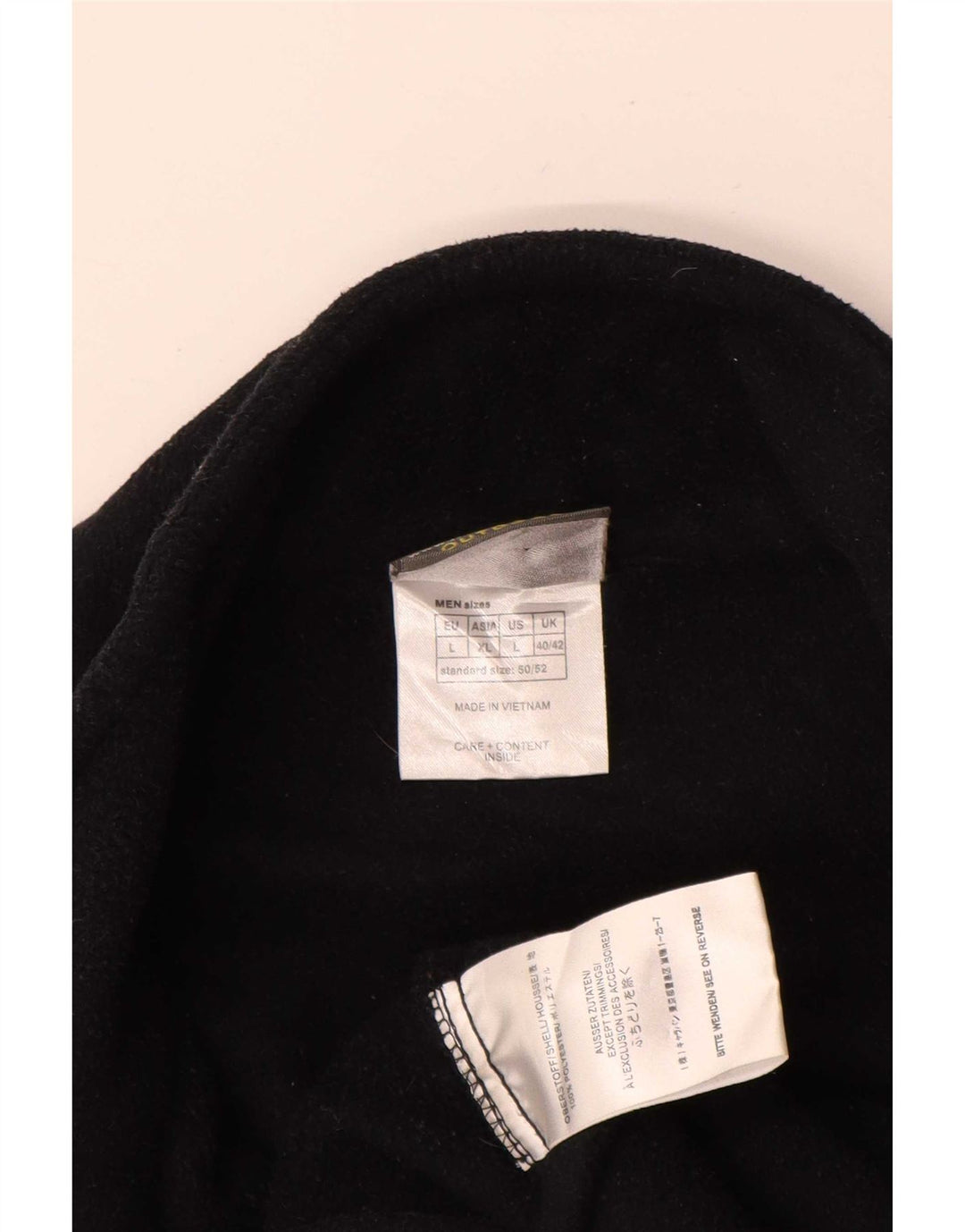 Jack Wolfskin Mens Fleece Jacket Size 40/42 XL Black Polyester