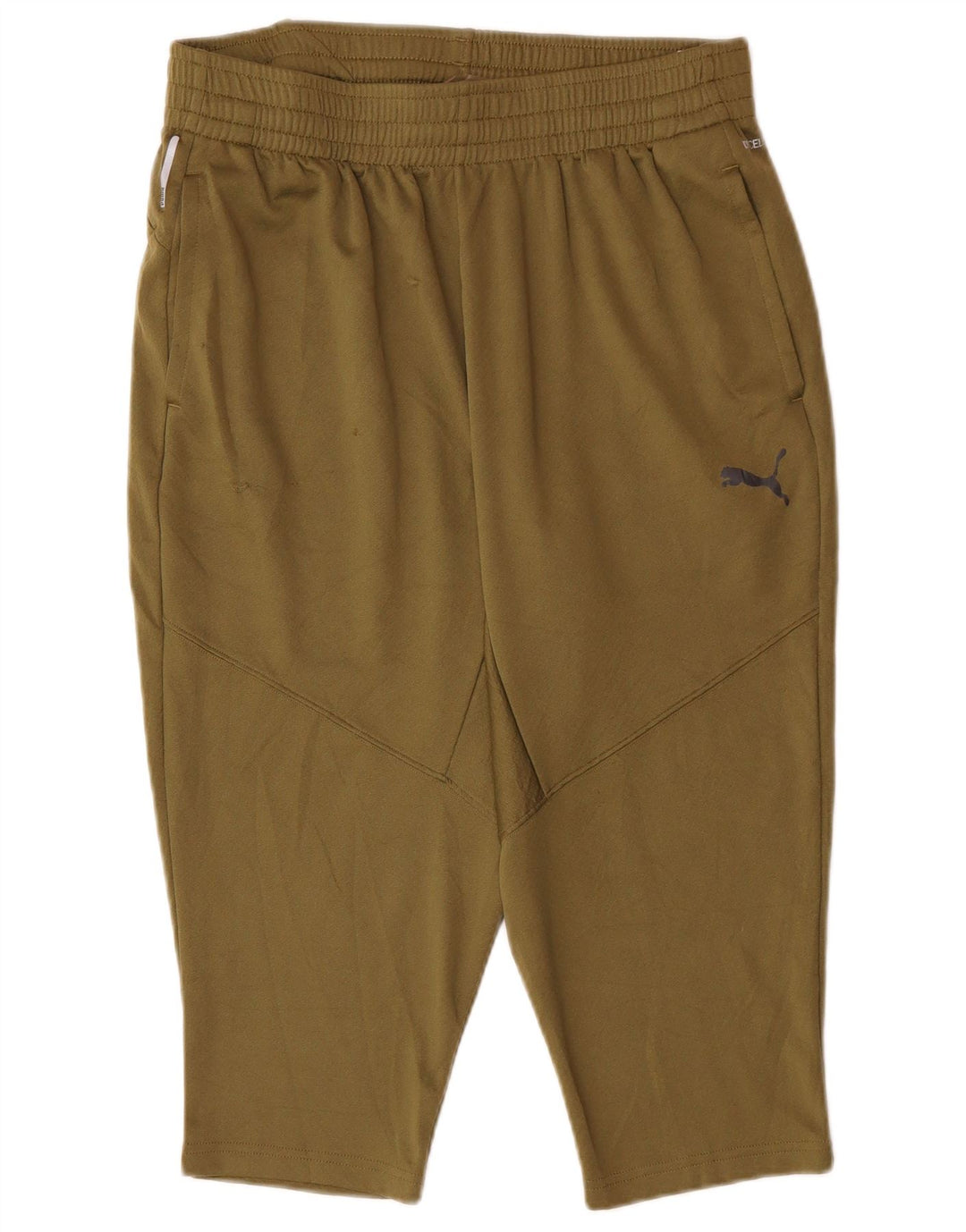 PUMA Mens Bermuda Sport Shorts Large  Khaki Polyester