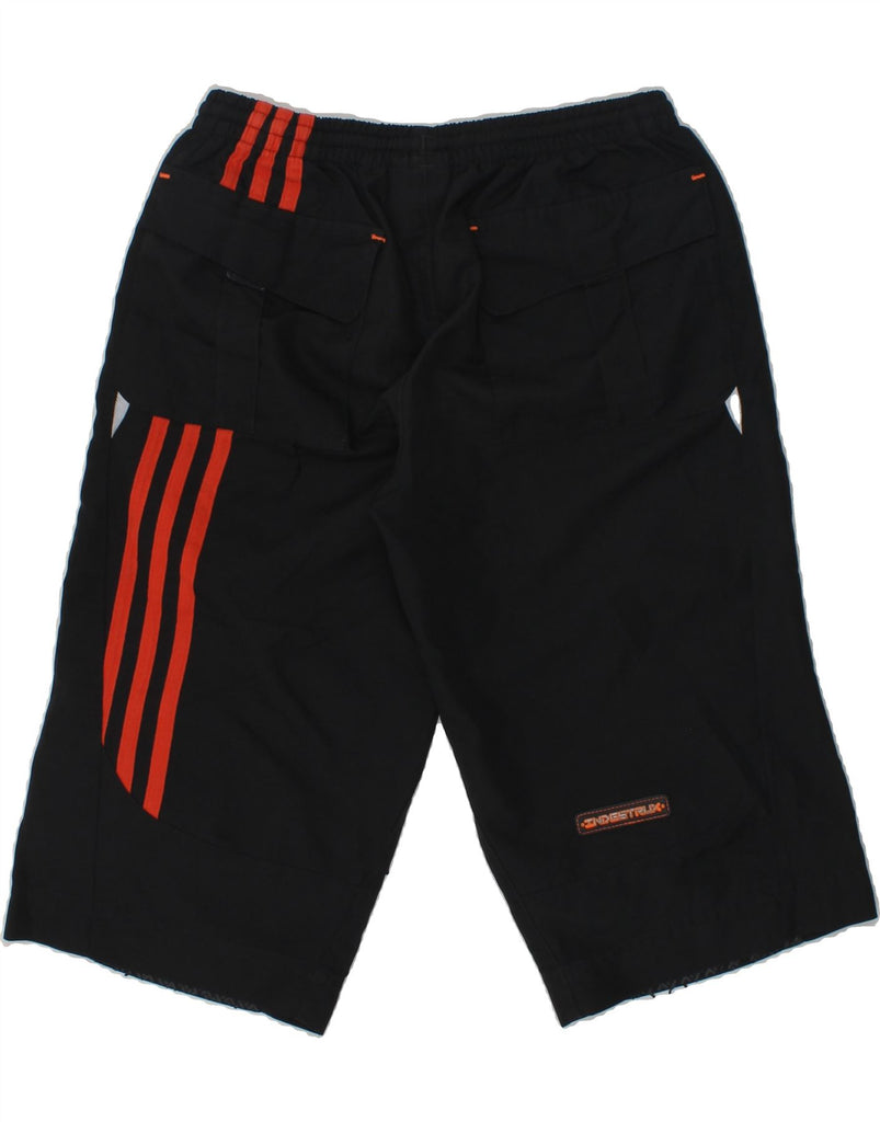 ADIDAS Boys Sport Shorts 7-8 Years Black Polyester | Vintage Adidas | Thrift | Second-Hand Adidas | Used Clothing | Messina Hembry 