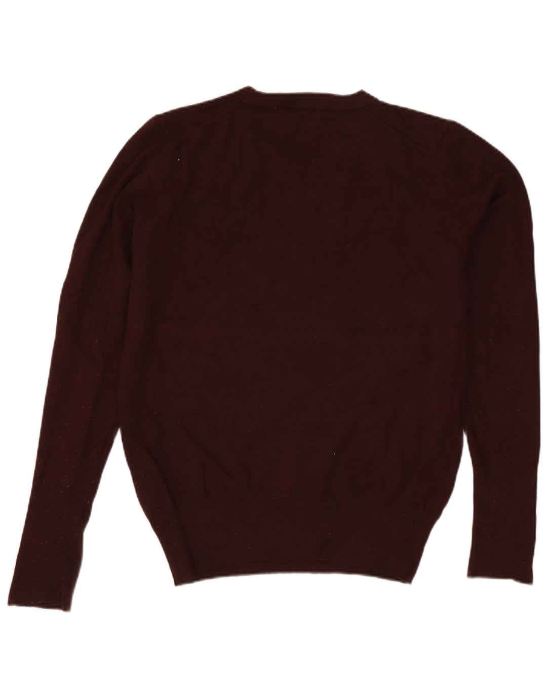 Zara Womens Crew Neck Jumper Sweater UK 12 Medium Brown Viscose