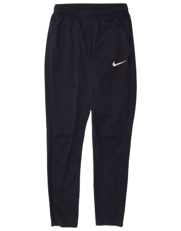 Nike Mens Dri Fit Tracksuit Trousers Small  Navy Blue