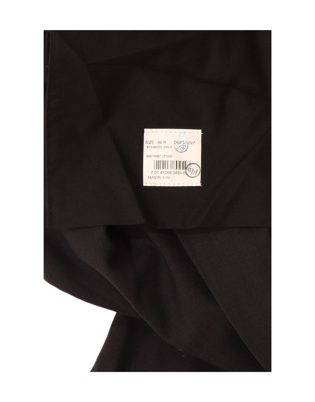 Brooks Brothers Mens 346 Pegged Suit Trousers W36 L32 Navy Blue Wool