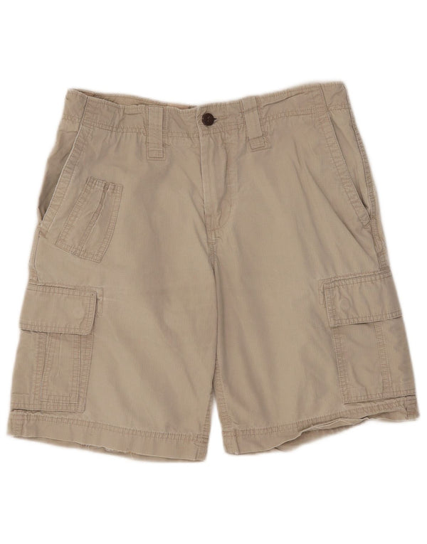 Dockers Mens Comfort Fit Cargo Shorts W31 Medium Beige Cotton