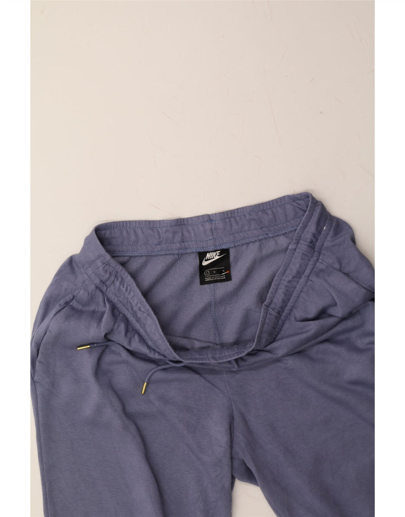NIKE Womens Graphic Tracksuit Trousers Joggers UK 16 Large  Blue Vintage Nike and Second-Hand Nike from Messina Hembry 