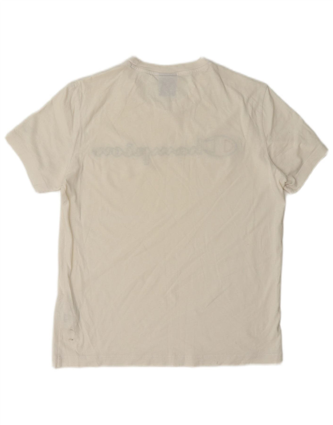Champion Mens Graphic T-Shirt Top XS White Cotton