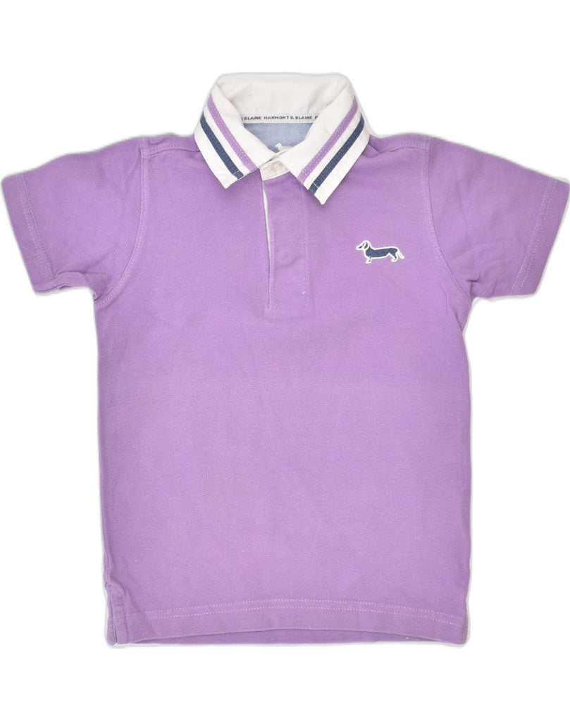 LACOSTE Girls Polo Shirt 6-7 Years XS Purple Cotton | Vintage | Thrift | Second-Hand | Used Clothing | Messina Hembry 