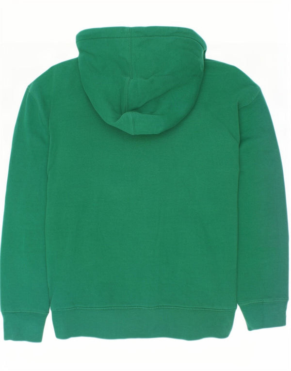 Polo Ralph Lauren Boys Zip Hoodie Sweater 10-11 Years Medium Green Cotton