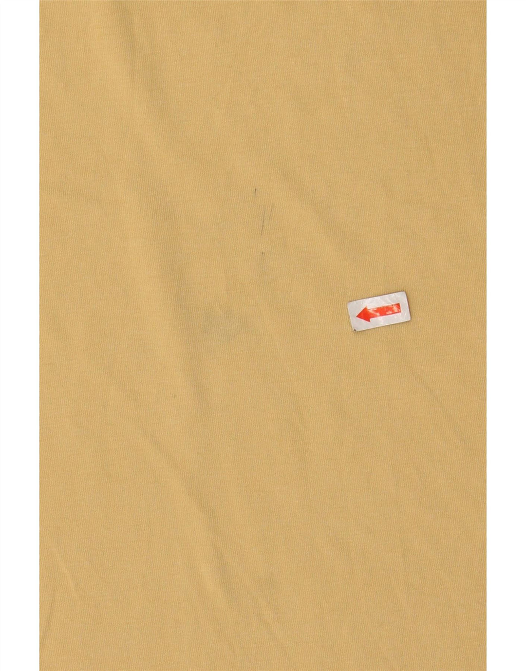 VANS Mens Classic Fit Graphic T-Shirt Top Medium Yellow Cotton