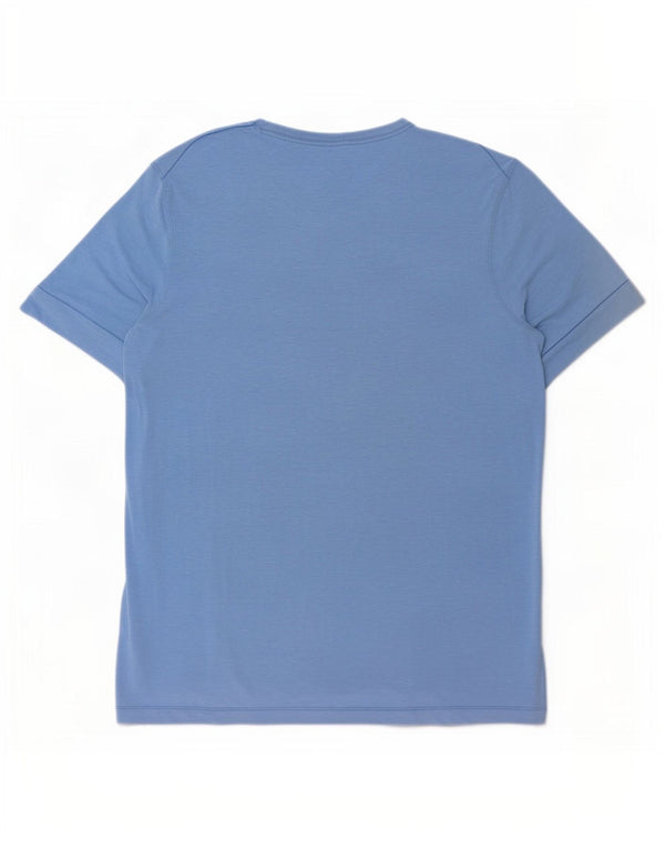 Nike Mens Dri Fit T-Shirt Top XL Blue Polyester