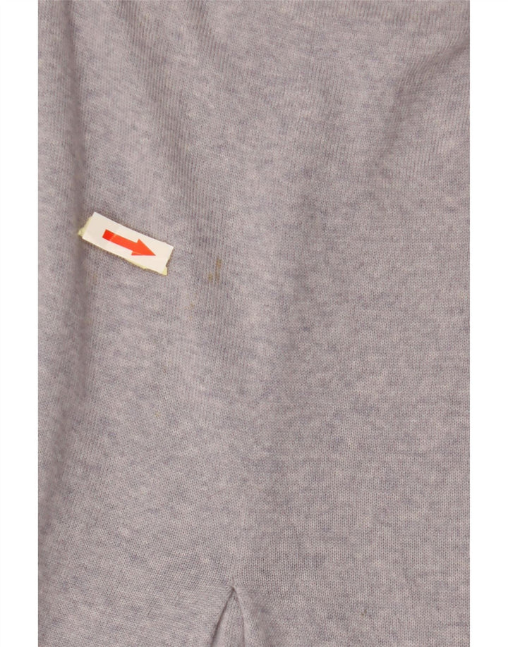 MONSOON Womens Loose Fit Boat Neck Jumper Sweater UK 14 Medium Purple Wool