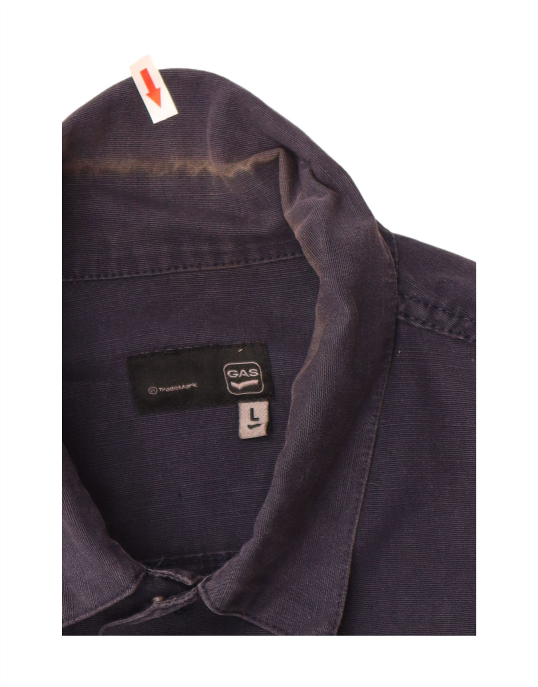 Gas Mens Bomber Jacket UK 40 Large Navy Blue Cotton