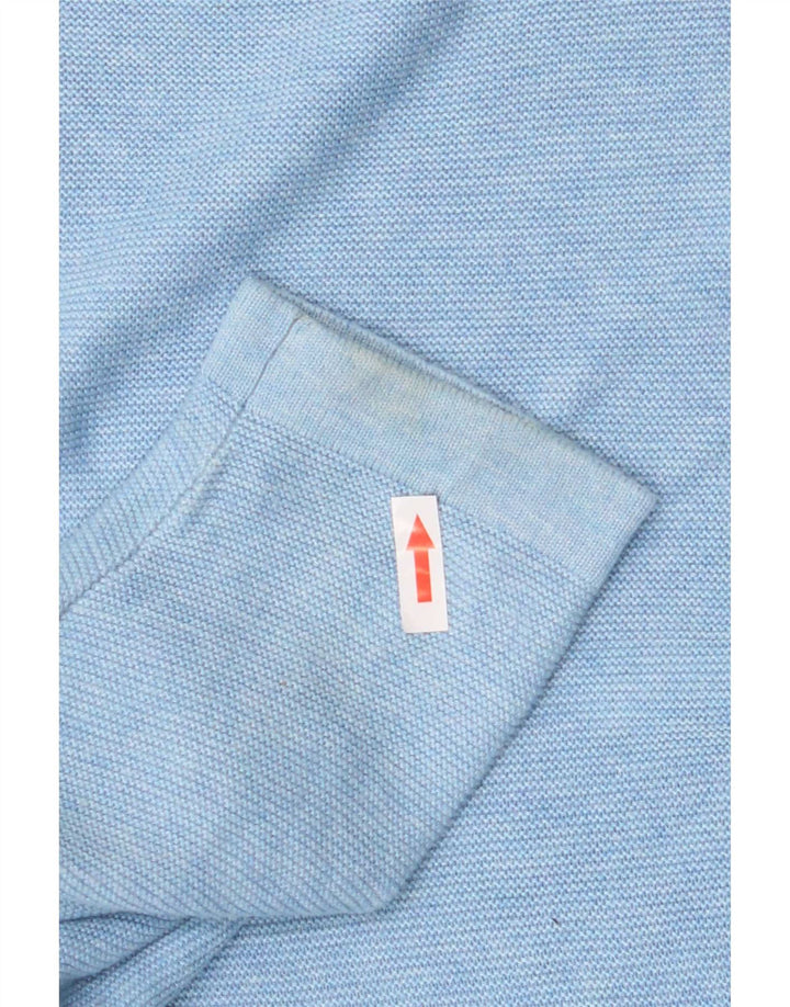 Penguin Mens Boat Neck Jumper Sweater Medium Blue Cotton
