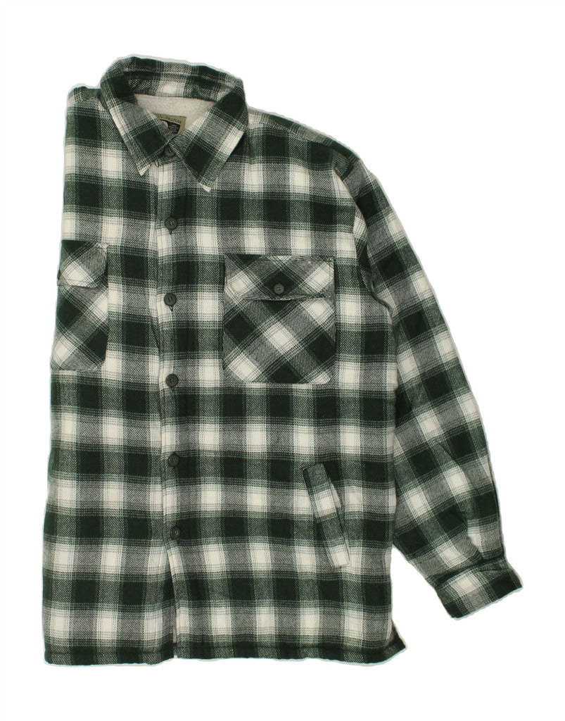 VINTAGE Mens Lumberjack Flannel Shirt 2XL Green | Vintage Vintage | Thrift | Second-Hand Vintage | Used Clothing | Messina Hembry 