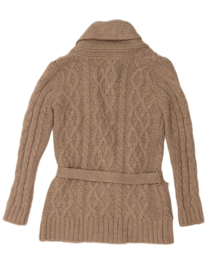 Zara Womens Cardigan Sweater UK 10 Small Grey Acrylic