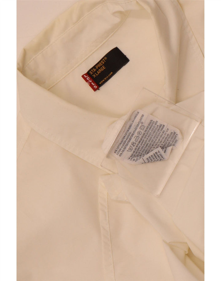 Levi's Mens Shirt XL White Cotton